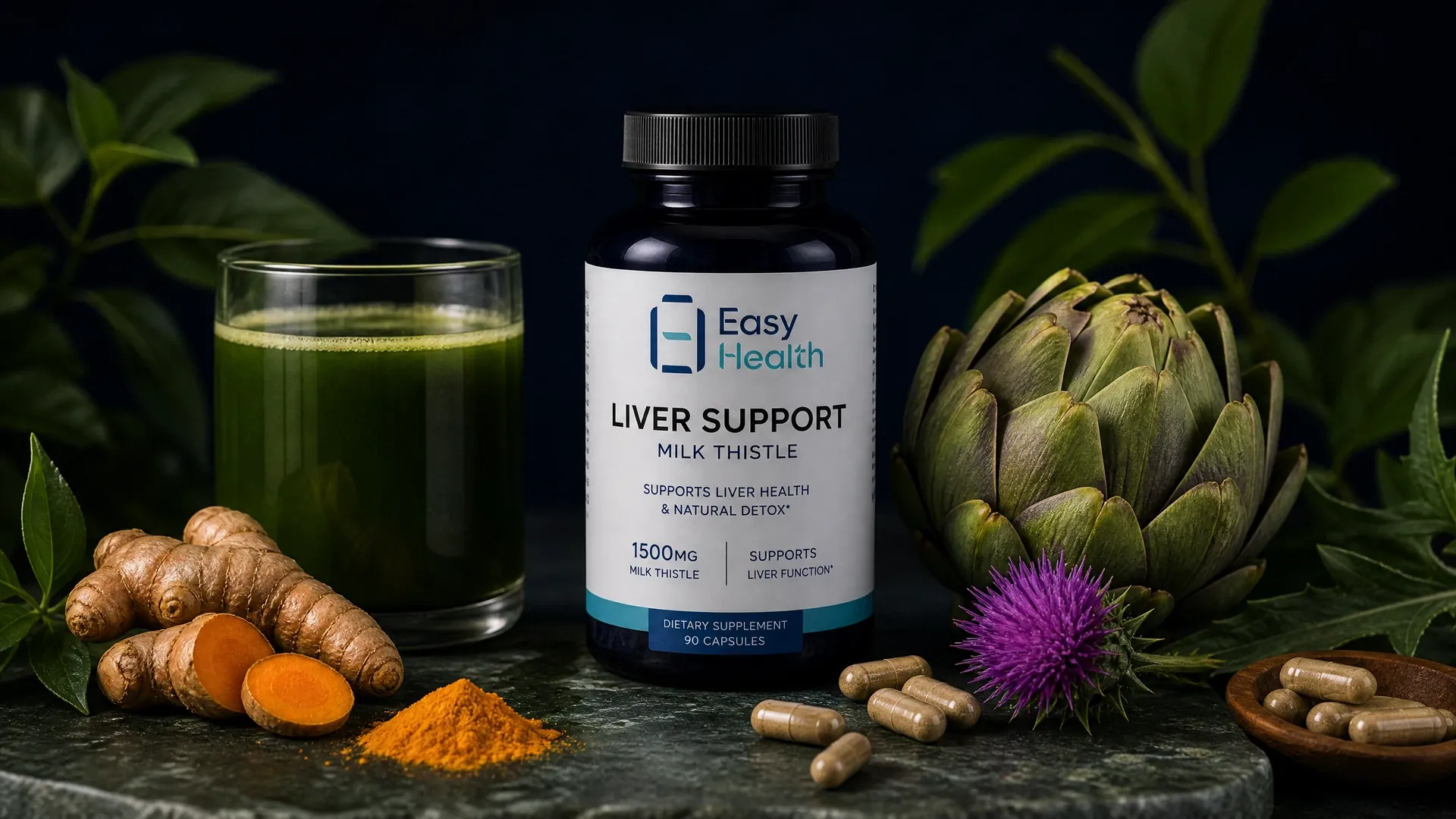 護肝排毒保健品代工 奶薊草薑黃素 Easy Health