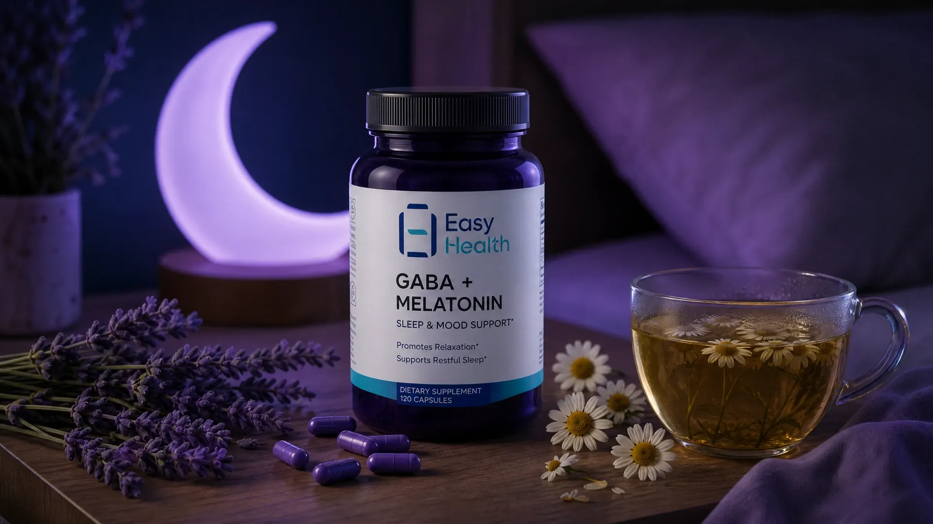 助眠情緒保健品代工 GABA褪黑素 Easy Health