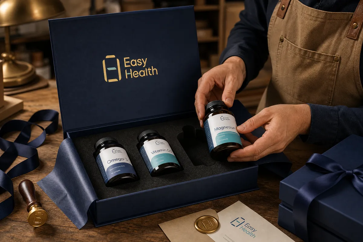 Easy Health 禮盒材質展示